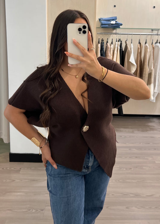 Cassandra Marron - Haut