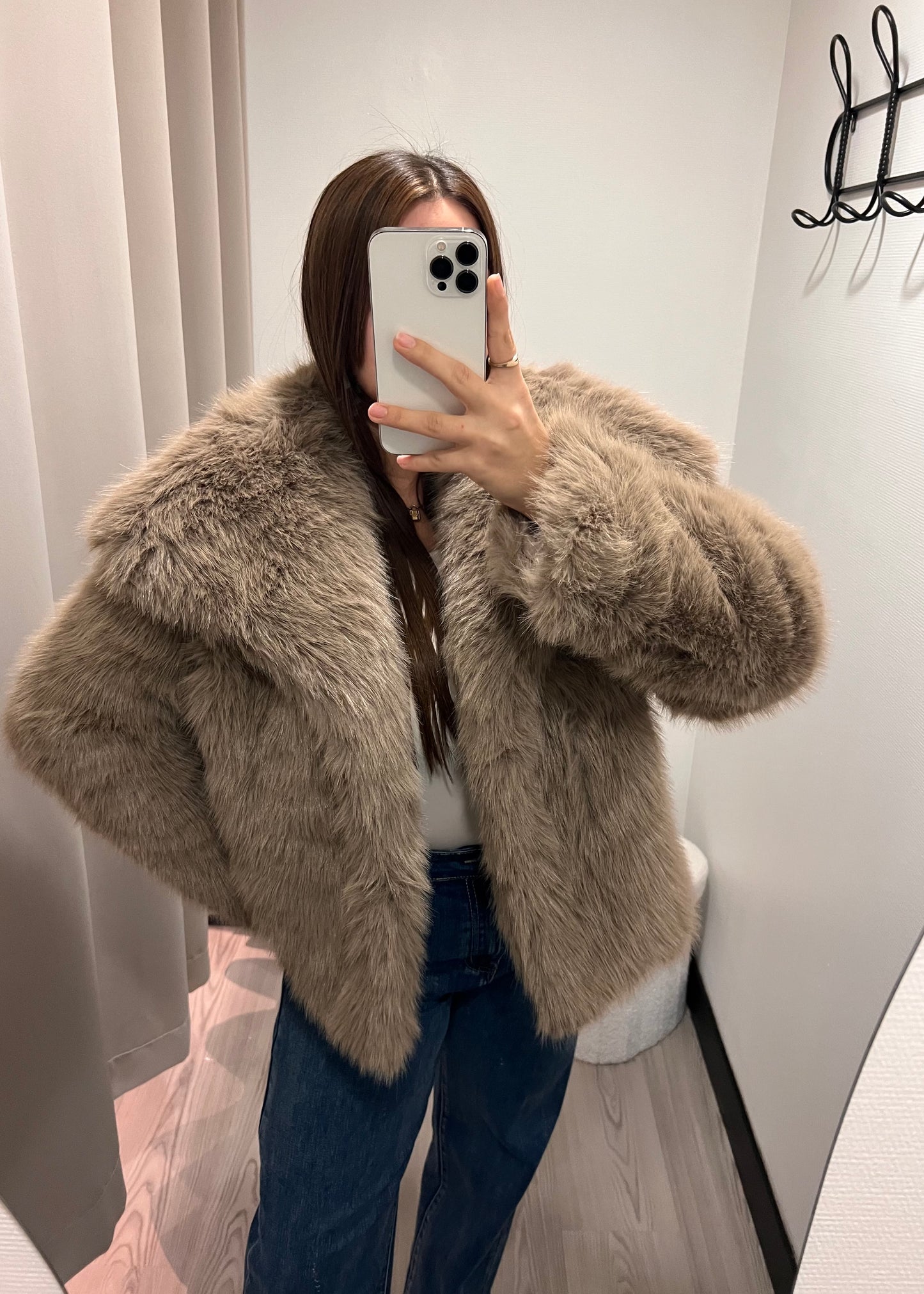 Aleen - Fourrure beige