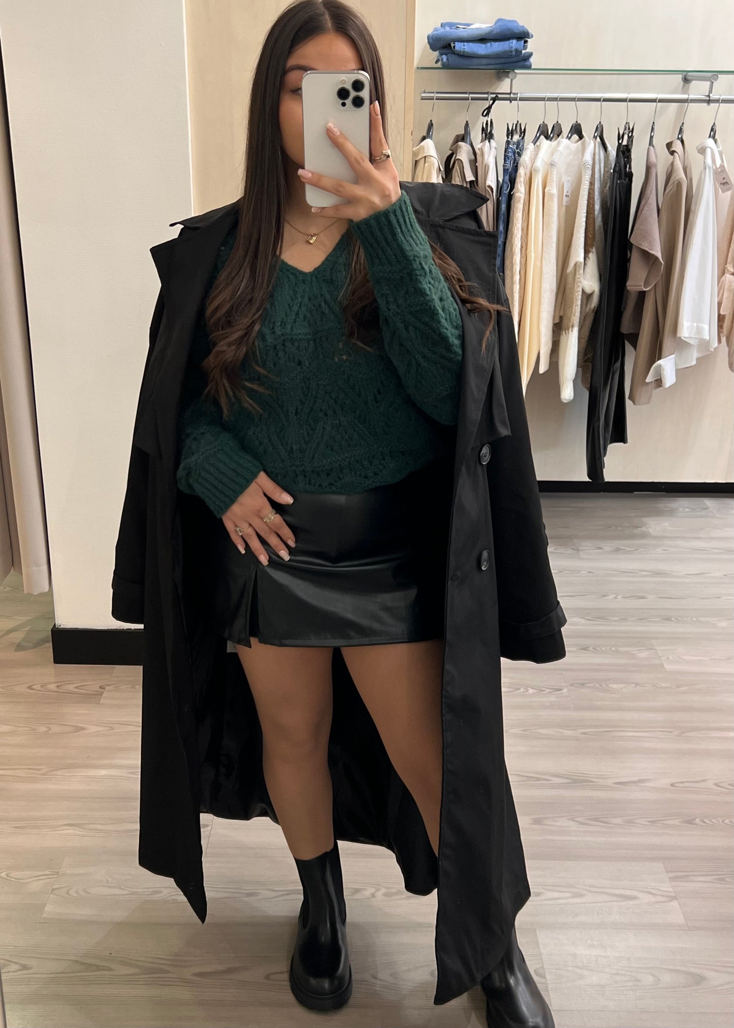 Laura vert - pull maille