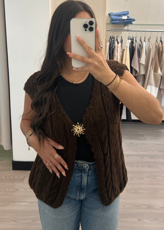 Clara Marron - Gilet