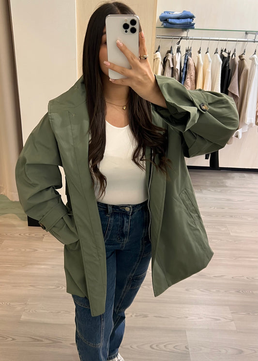 Léo kaki - Trench court