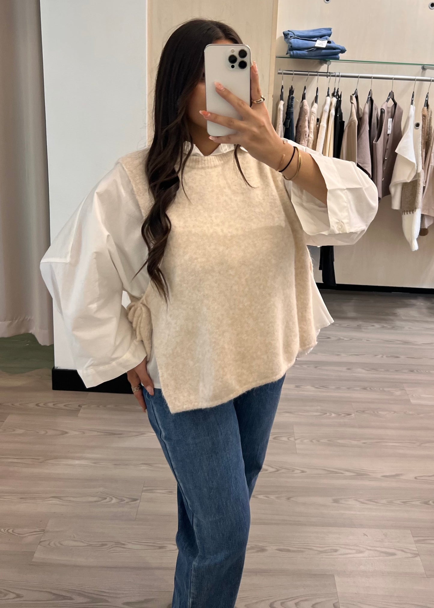 Mila Beige - Haut