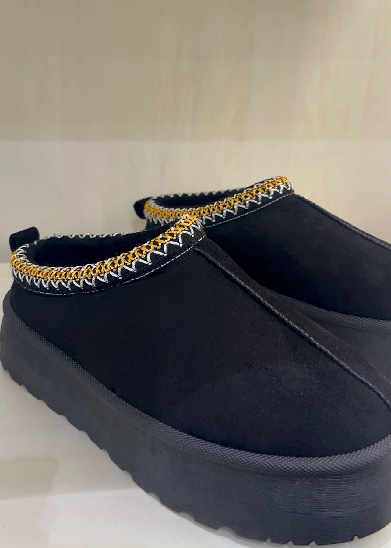 Béryl Noir - Compensées Fourrées