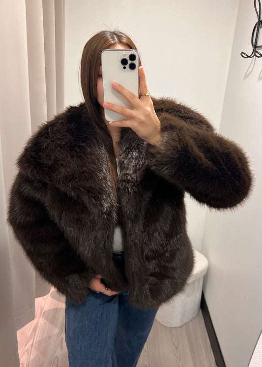 Aleen - Fourrure Marron