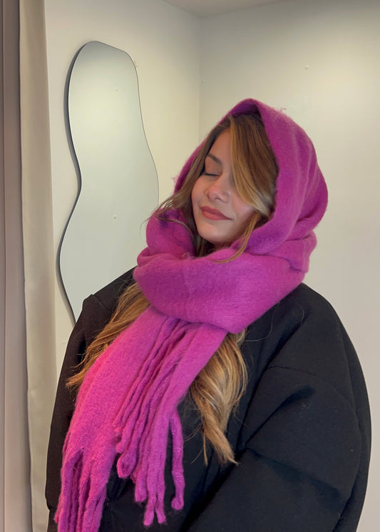 Écharpe fushia