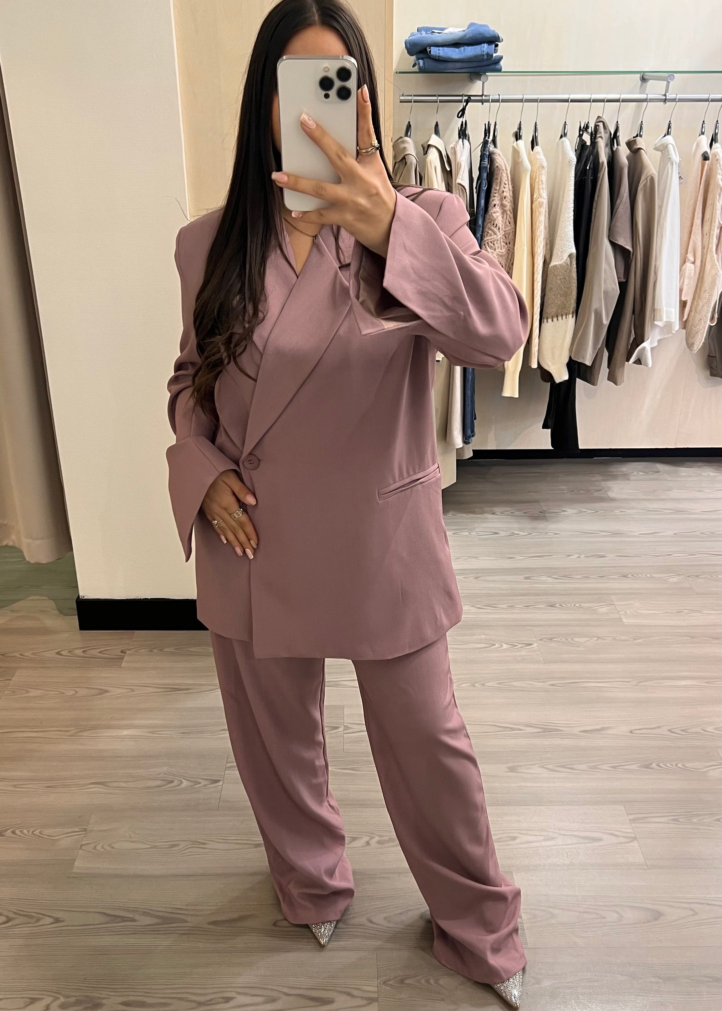 Ensemble blazer Lila