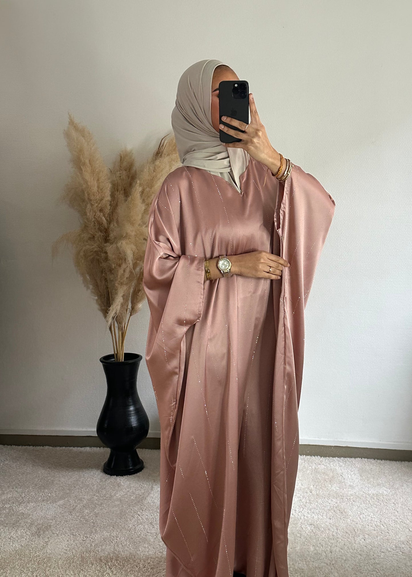 Maysa rose - Abaya strass