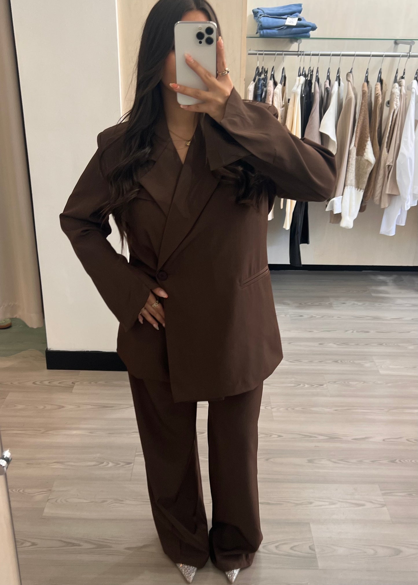 Ensemble Blazer Marron