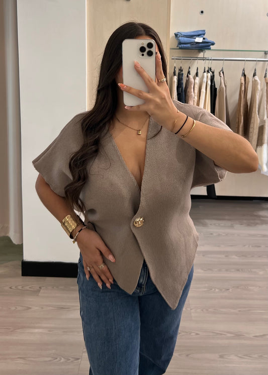 Cassandra Taupe - Haut