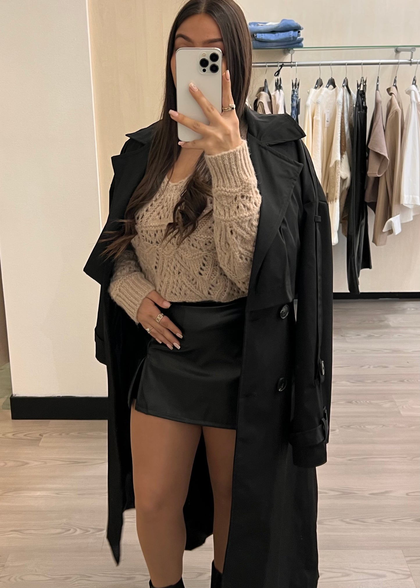 Laura beige - Pull maille