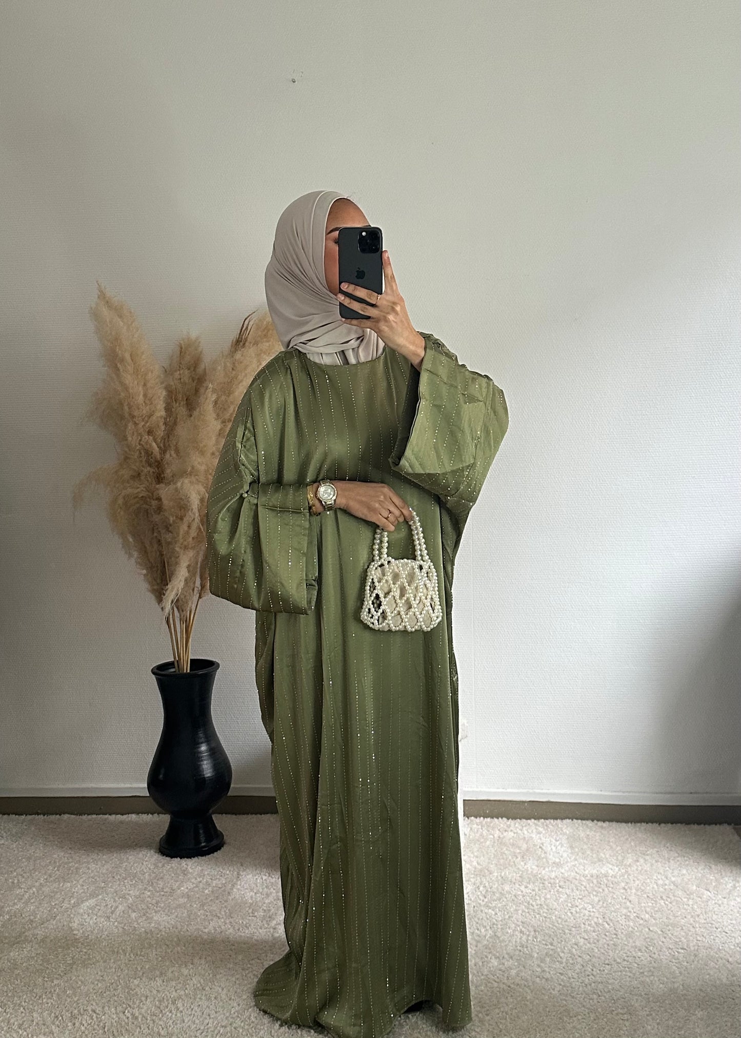 Inaya Vert - Abaya