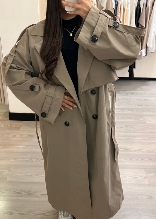 Sarah Taupe - Trench long