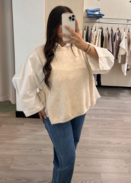 Mila Beige - Haut