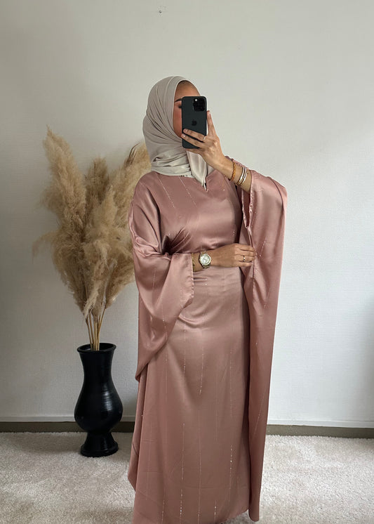 Maysa rose - Abaya strass